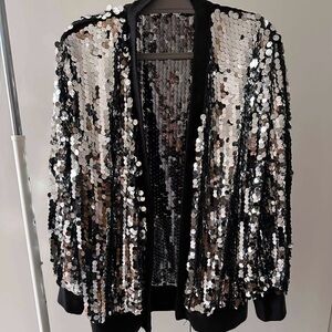 Zara Sequin Cardigan